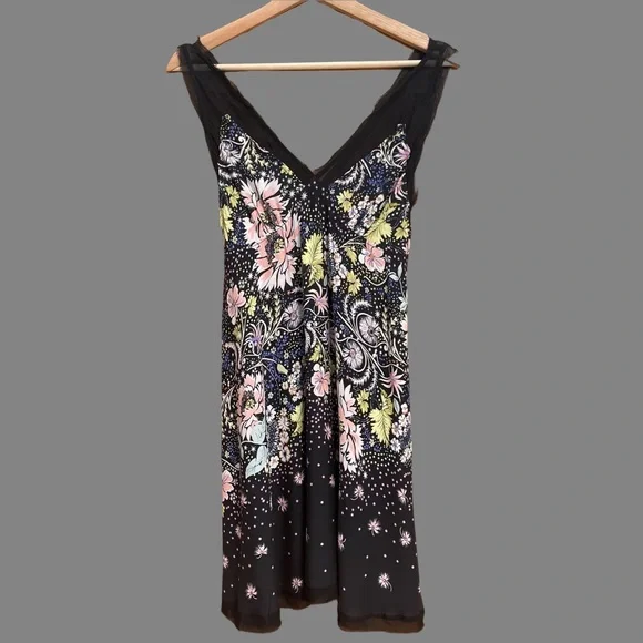 Like New Free People - Longwood Floral Slip Dress - S - Picture 3 of 12